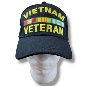 Vietnam Veteran Hat Strap Back Cap OSFM Medals Of America New Without Tags NWOT